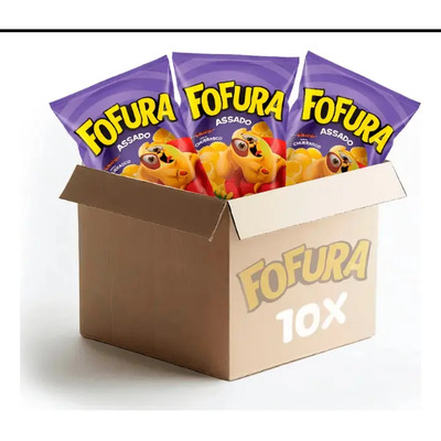 Salgadinho Fofura Lucky Churrasco Fardo Com 10 Pacotes 60g | MercadoLivre