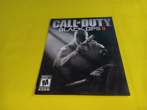 Manual Original Call Of Duty Black Ops 2  Ps3