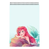 Croquera - Cuaderno De Dibujo De Ariel - La Sirenita