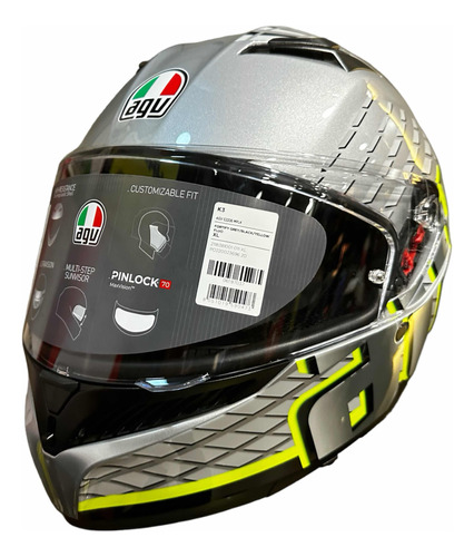 Casco Agv K3 Fortify Ece 2206 + Pinlock