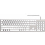 Teclado Con Cable Para Apple Max Ios Blanco Aluminio