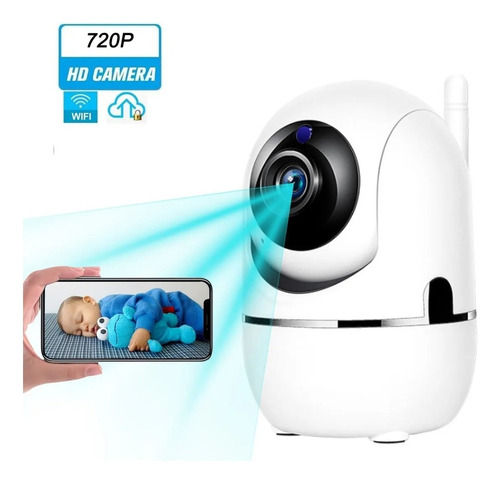 Camara Wifi Ip Hd Seguridad Rastreo Movimiento Alarma Audio