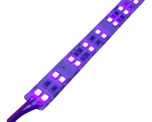 Tira De Led Uv 400nm 2835 12v 12w 50cm Ultravioleta