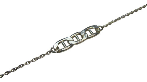 Pulsera Cadenas Entrelazadas - Plata Italiana 925