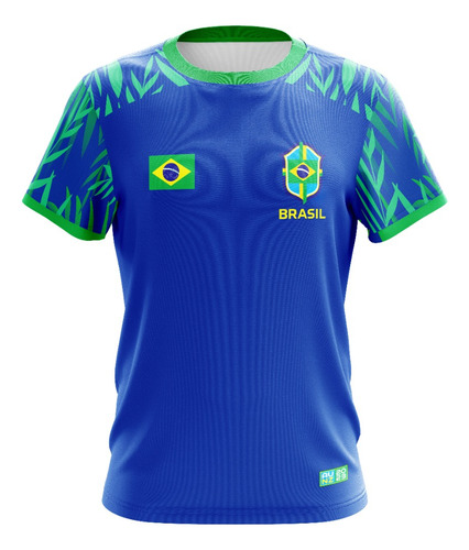 Camiseta Infantil Masculina Copa Do Mundo Seleção Mod. 4