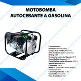 Motobomba Bomba De Agua A Gasolina 2 X2  6.5 Hp 