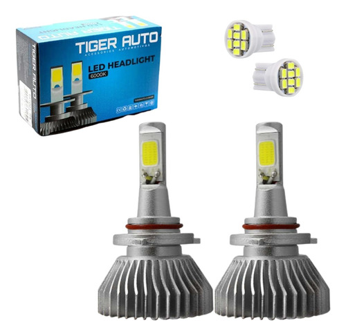 Kit Super Led 6000k 12v 24v H1 H3 H4 H7 H8h11 Hb4 Tiger Auto