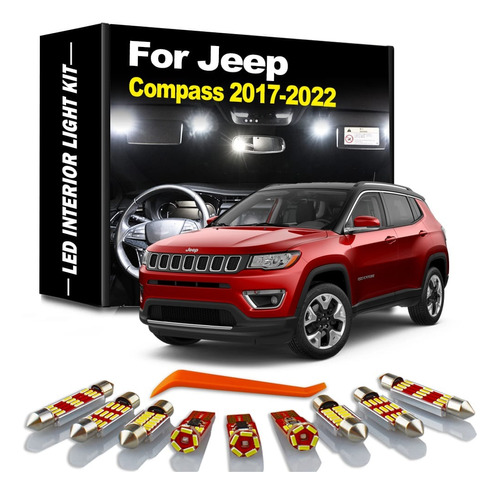 Kit Led Interior Canbus Jeep Compass 2017 - 2022