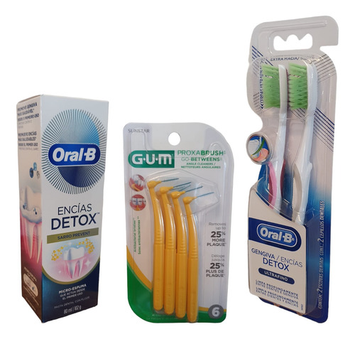 Kit Limpieza Diario Previene Elimina Sarro Dental Oralb Gum