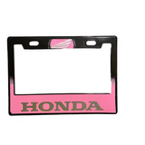 Portaplaca Moto Honda  Rosa 14 X 22 Cms