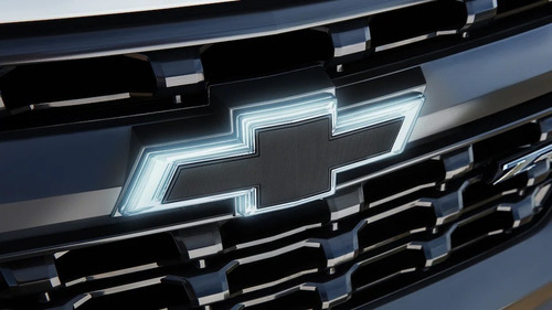 Emblema Chevrolet Negro Iluminado Colorado 2021