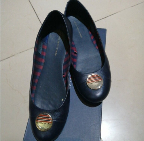 Flats Azul Marino Tommy Hilfiger Piel