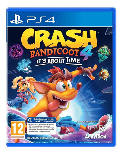 Crash 4 Its About Time Fisico Ps4 Zona Norte
