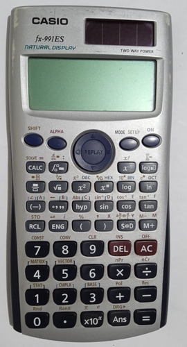 Calculadora Casio Fx-991 Es Natural Display 