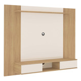 Mueble Para Tv 75 En Mpd 176cm Incluye Soporte Blanco Color Marrón