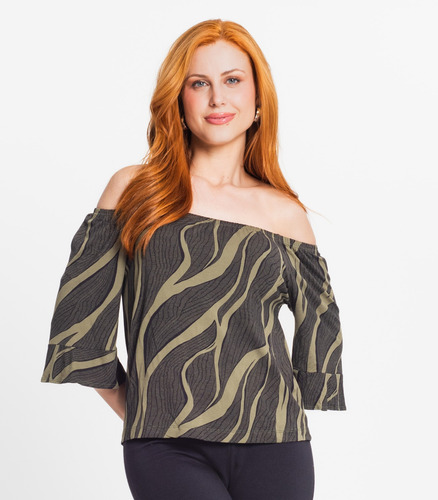 Blusa Feminina Ciganinha Rovitex Verde