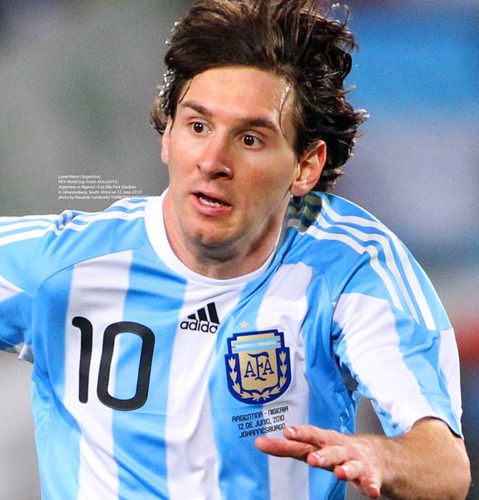 Camiseta Afa Selección Argentina #10 Messi Mundial 2010 Xs