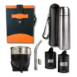 Kit Completo Mate Camionero Equipo Matero Termo 1 Litro 