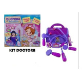 Kit Medico Doctora Juguete Niña Enfermera Didactico Maleta