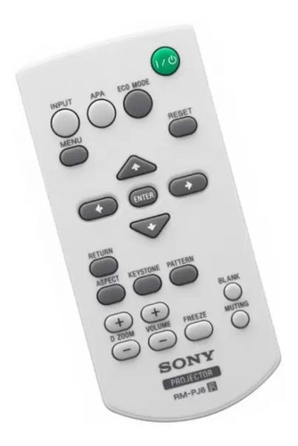 Controle Projetor Sony Rm-pj8 Vpl-dx140b Vpl-dx147 Vpl-cx100