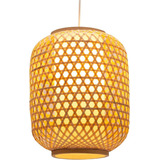 Lámpara Colgante Importada Bambú, Mimbre, Rattan Iconic !