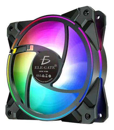 Ventilador Gaming Gamer Para Computadora Con Luz Led Rgb