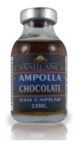 Ampolla Capilar Casa Blanca Chocolate - mL a $920