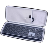 Funda Rigida De Viaje Para Teclado Logitech Mx Keys | Gris