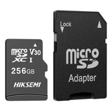 Memoria Micro Sd 256 Gb Hiksemi Con Adaptador