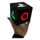 Luminária De Mesa Logo Playstation Presente Gamer