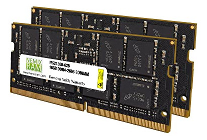 Memoria Ram Ddr4-2666mhz 32gb (2x16gb) 1.2v Sodimm Para