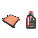 Kit Service Honda Xr 190 Filtro Aire + Motul 5100