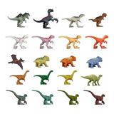Pacote Múltiplo De Jurassic World X20 Mini Dinossauros Orig Mattel