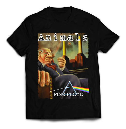 Polera Estampada Pink Floyd - Animals  - Progresivo