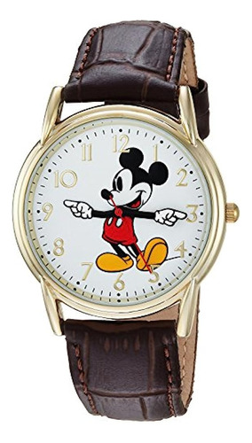 Reloj Casual De Cuarzo De Metal  Mickey Mouse  De Disney Par