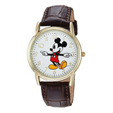 Reloj Casual De Cuarzo De Metal  Mickey Mouse  De Disney Par