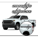 Calcomanias Stickers Para Batea Chevrolet Silverado Rasguño