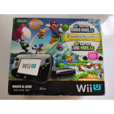 Nintendo Wii U 32gb Deluxe Set + 2 Juegos + Caja Original