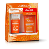 Kit Actine Solar Fps60 Color 40g + Actine Sab/gel Liq 40g