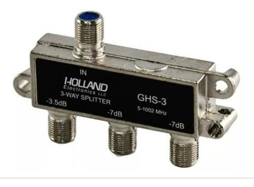 Derivador Splitter Holland Ghs-3 Tv Hd Tda Coaxil Bajo Ruido