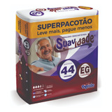 Fralda Geriátrica Adulto Suavidade Super Pacotão Eg 44 Un.