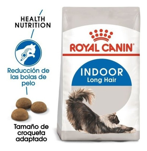 Royal Canin Indoor Longhair Para Gato Adulto De 1,5 Kg 