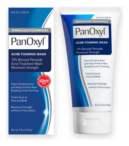 1 Sabonete Facial Panoxyl Acne Foaming Wash Peróxido De