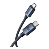 Cable Tipo C A Tipo C Baseus Crystal Carga Rapida 100w 2m