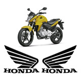 Adesivos Moto Honda Cb 300r Asas Emblemas Tanque Resinados