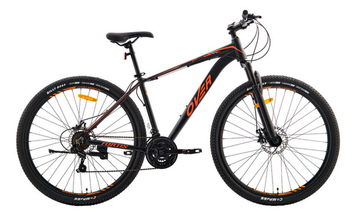 Bicicleta Mtb Overtech R29 Aluminio Full Shimano Fr Disco Pp Color Negro/naranja/naranja Tamaño Del Cuadro L