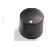 Knob Preto C/ Parafuso Kp-01  Com Marcador Branco