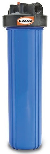 Porta Filtro Big Blue Evans Para Cartuchos 4.5x20 Color Azul