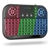 Mini Teclado Wireless Led Bluetooth Celular Tv Box Smart Tv