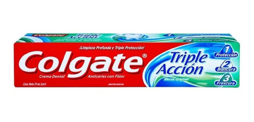 Pasta De Dientes Colgate Triple Acción 75g Lv